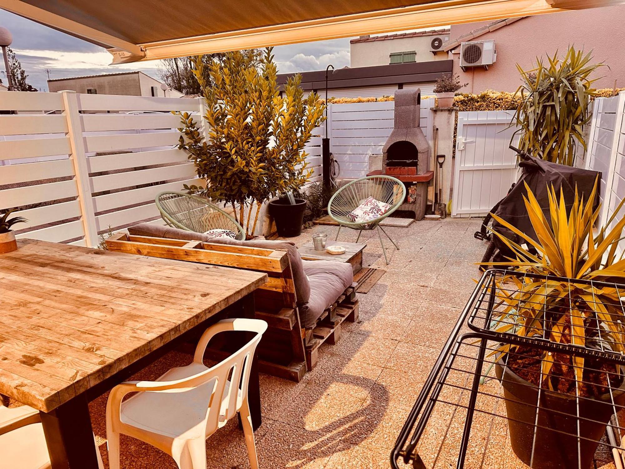 Residence Le Sunset Marseillan-Plage, Entre Mer Et Lagune De Thau, Etape Velo, Famille, Couple, Vrp, Toutou Admis, Jardin, Parking Prive Gratuit, Velos, Clim, Wifi Fibre Gratuite, Commodites, Plage Et Piste Cyclable A Proximite, 6 Couchages Nous Cont 외부 사진